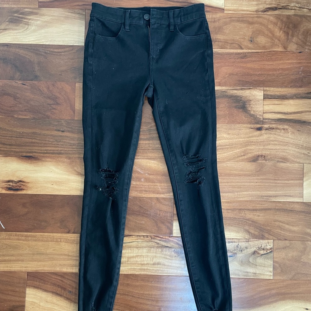 Black skinny jeans